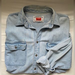 Vintage Wrangler Denim Shirt Size L
